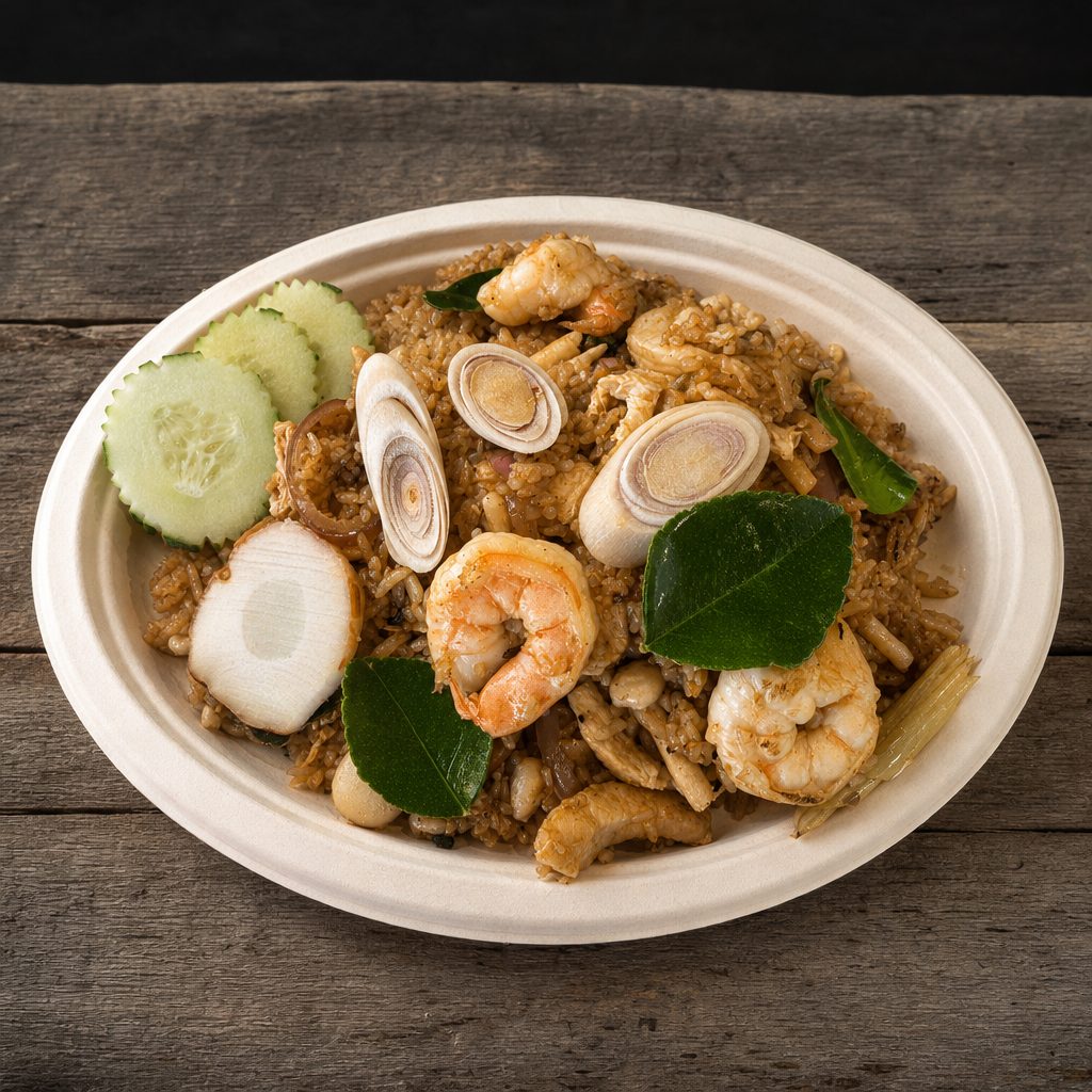 Tom Yum Fired Rice (Lunch Combo).
