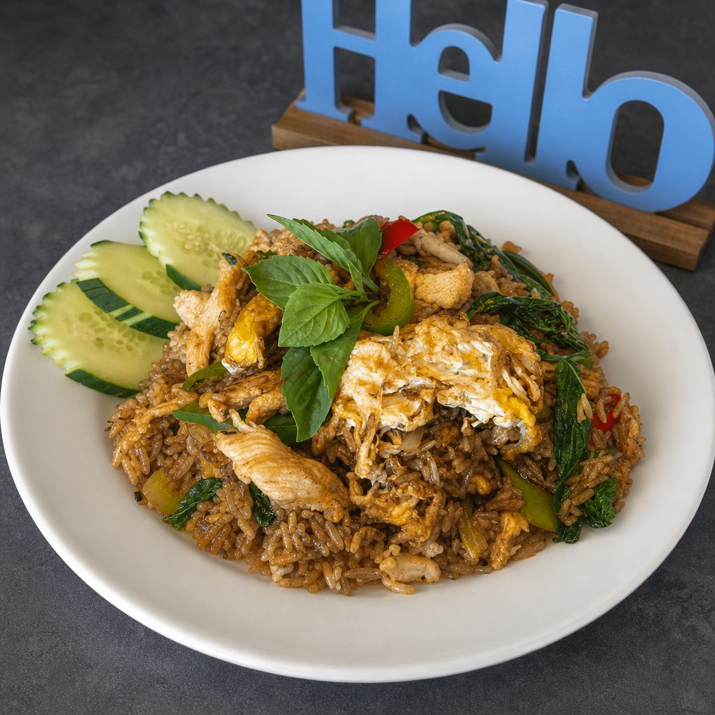 Basil Fried Rice.