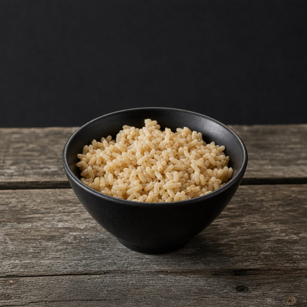 Steamed Brown Rice.