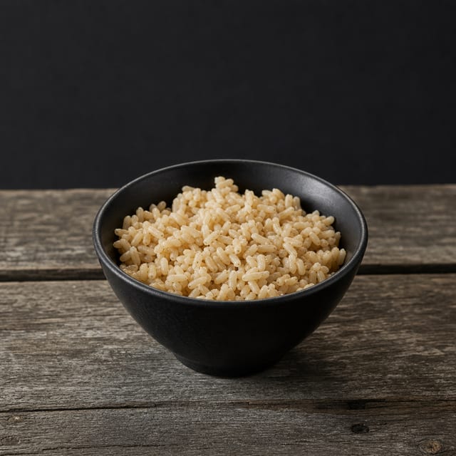 Steamed Brown Rice.