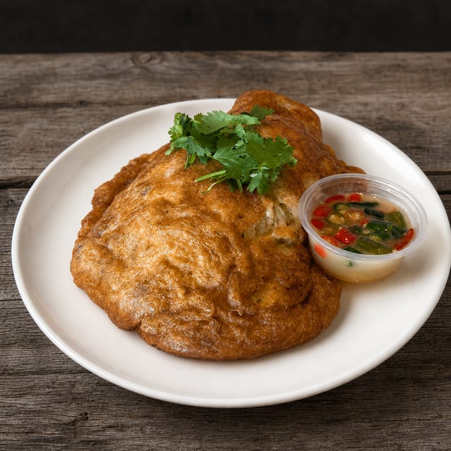 Thai Crab Omelette (Lunch Combo).