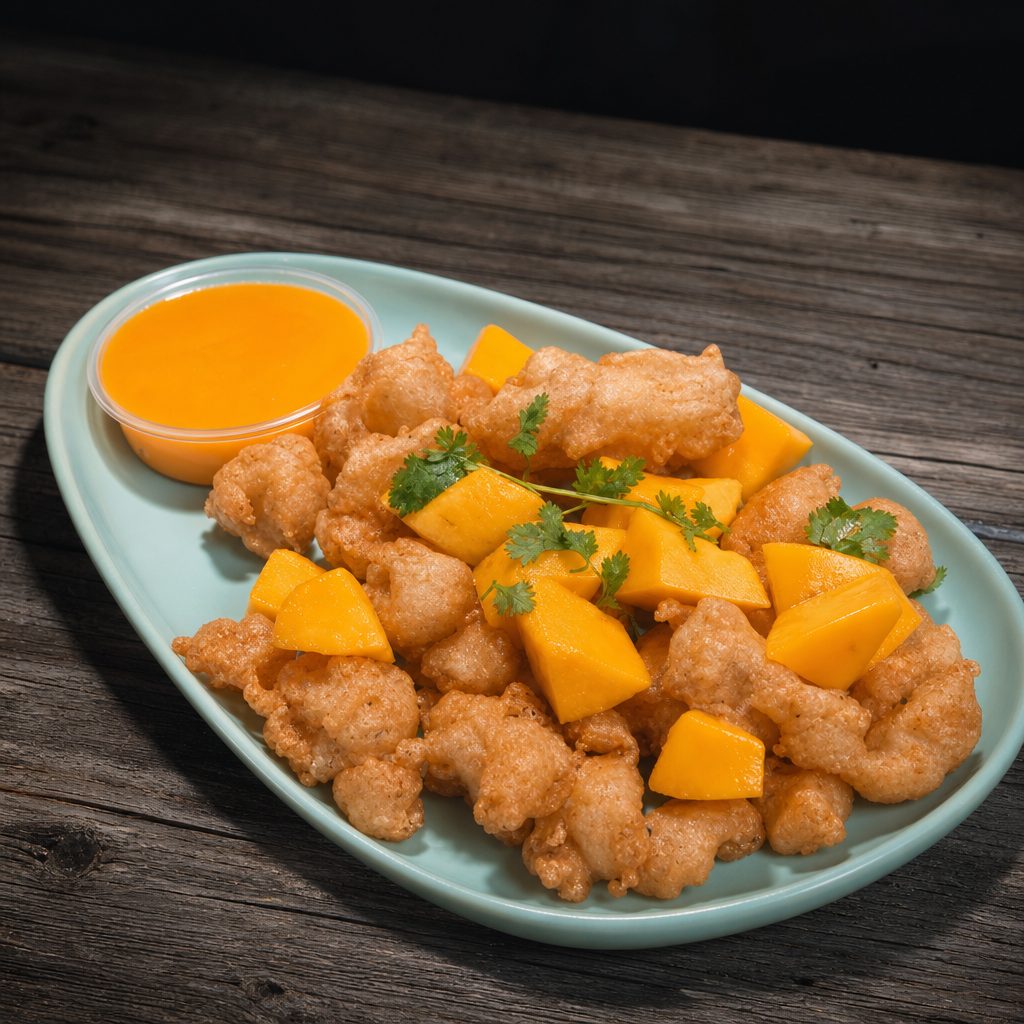 Tropical Mango Chicken or Shrimp.
