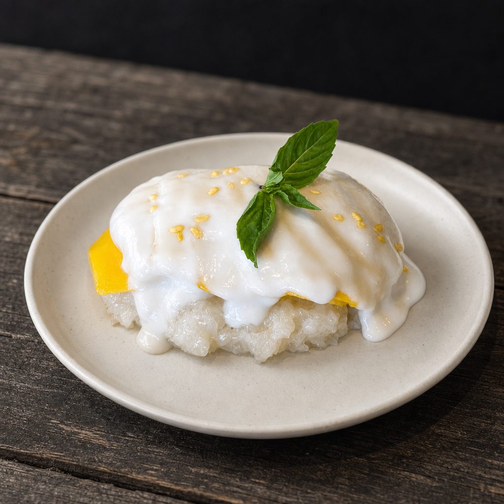 Sweet Rice with Mango (Seasonal).