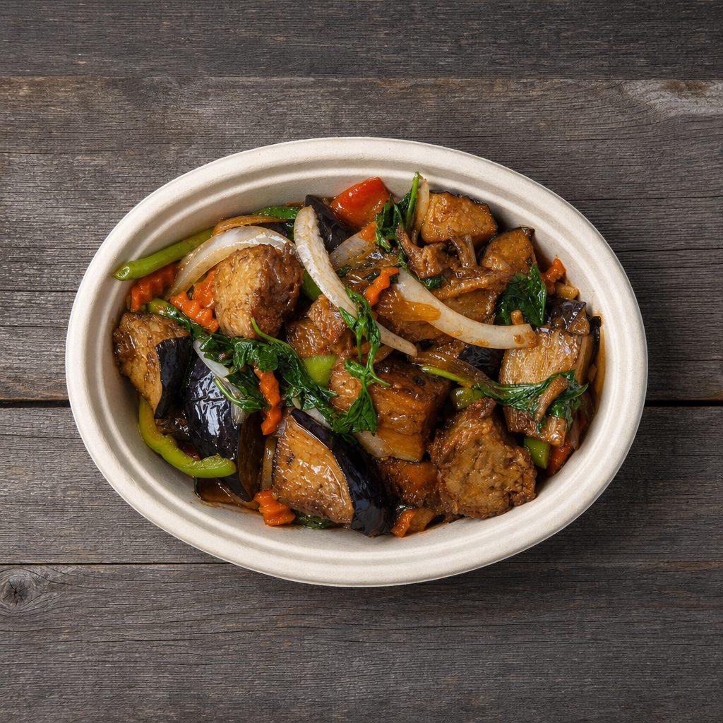 Basil Eggplant (Lunch Combo).