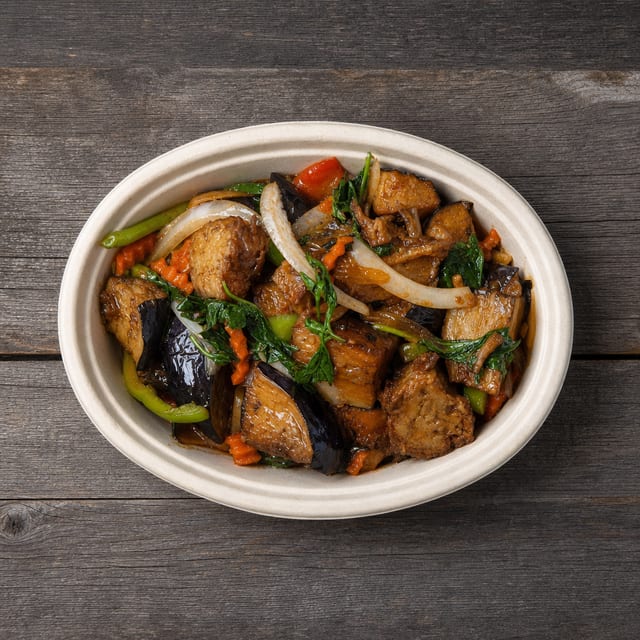 Basil Eggplant (Lunch Combo).