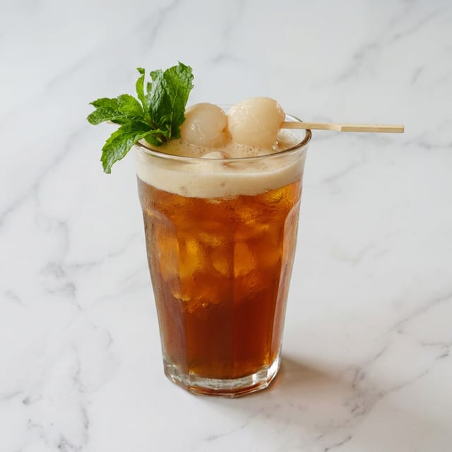 (Large) Lychee Iced Tea.