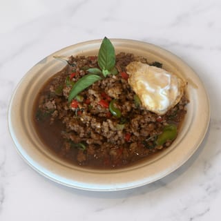 Pad Grapow (Chicken, Pork or Beef)
