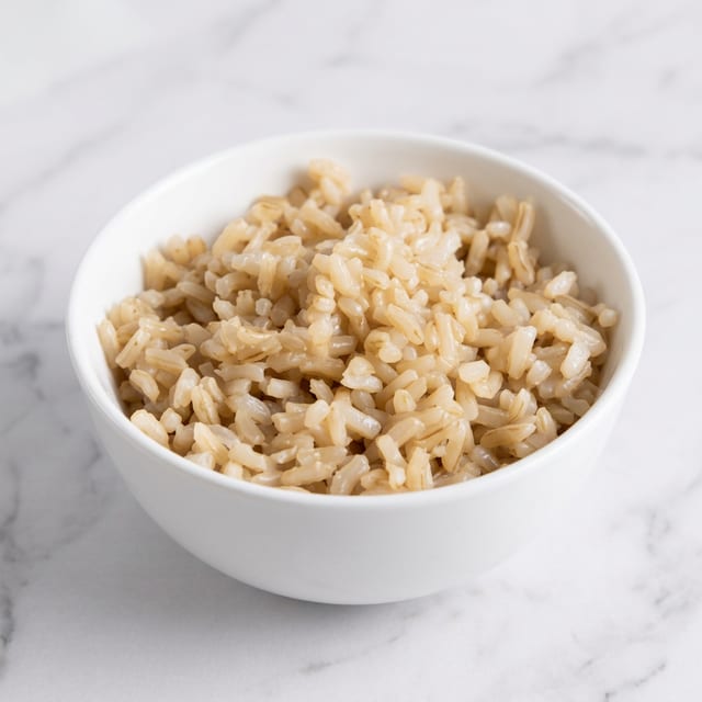 Steamed Brown Rice.