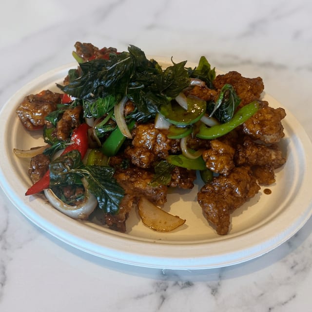 Crispy Basil Chicken (Lunch Combo).