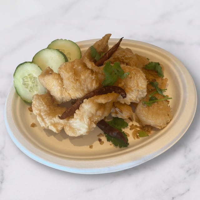 Pla Tod Tamarind or Shrimp (Lunch Combo).